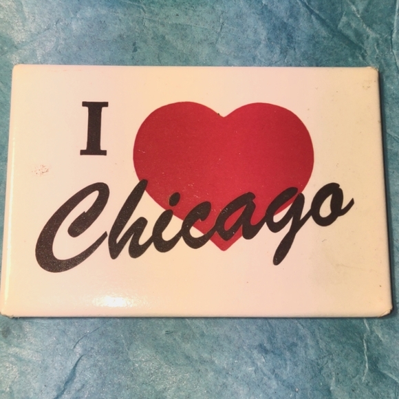 I love Chicago vintage magnet